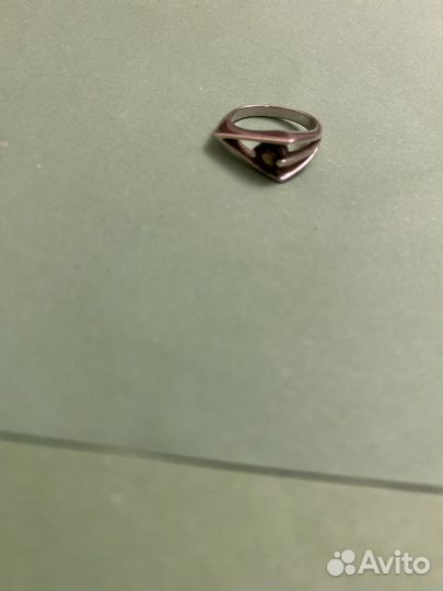 Кольцо серебро 925 с раухтопазом