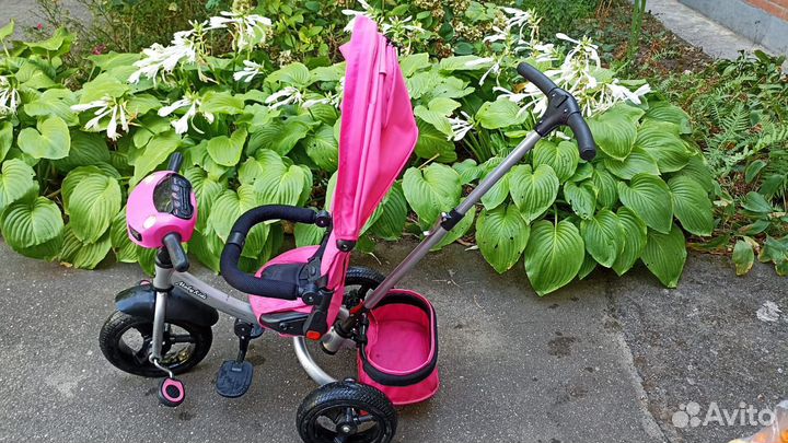 Велосипед коляска с ручкой