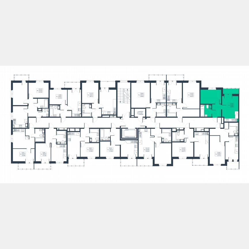 1-к. квартира, 34,3 м², 5/8 эт.