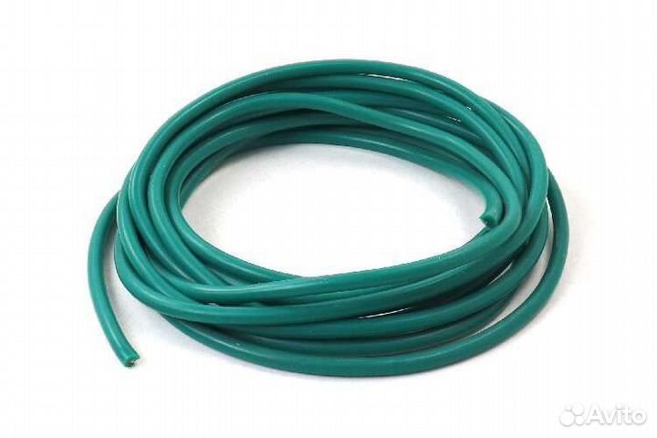 Провод в-в силикон с медной жилой зеленый сечение