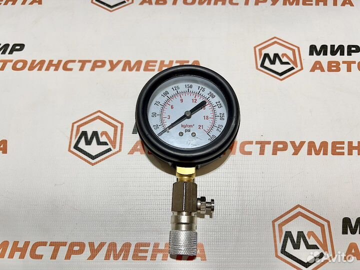 Компрессометр бензиновый. универсальный, 20атм. 8п