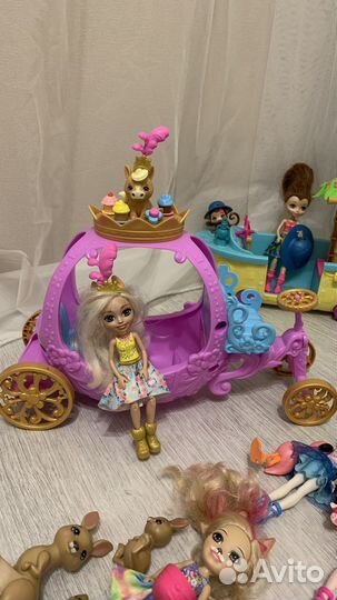 Куклы enchantimals с питомцами