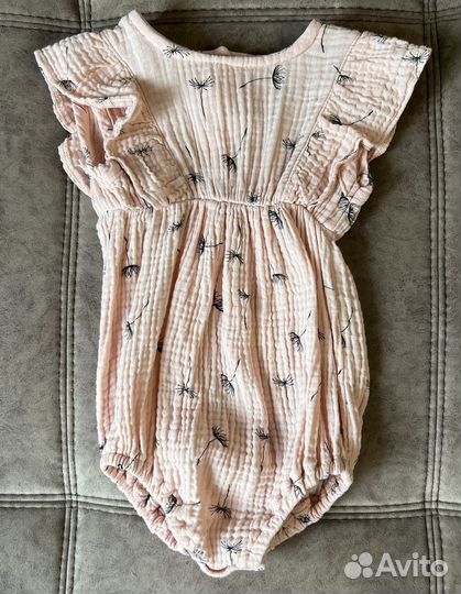 Муслиновый боди 74 80