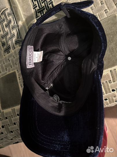 Женская бейсболка велюр