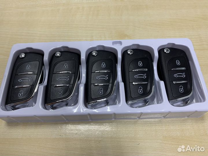 Ключи Пежо 433.9 MHz новый стиль