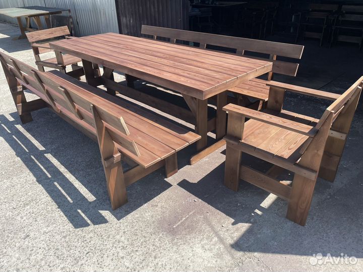 Садовая мебель из лиственицы