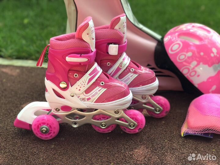 Детские ролики и защита новые