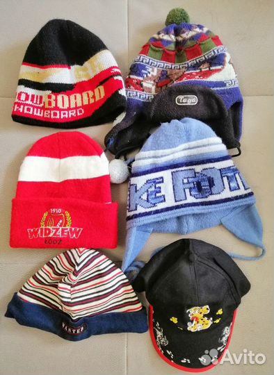 Кепки и шапки детские (в клетку- для взрослого)