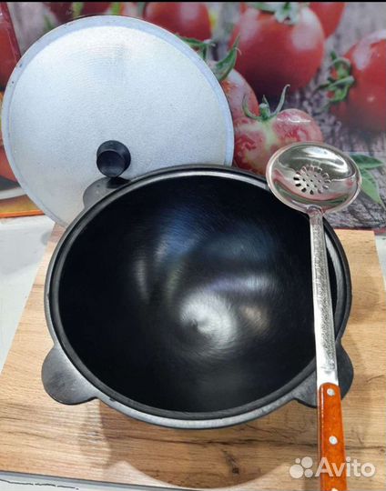 Казан чугунный узбекский