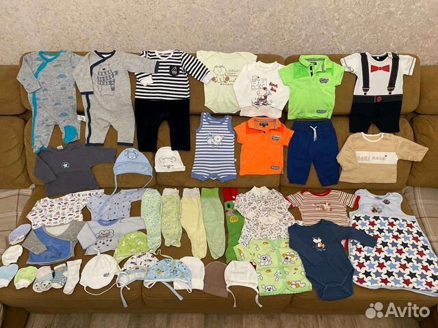 Пакет вещей на мальчика 0-6 мес