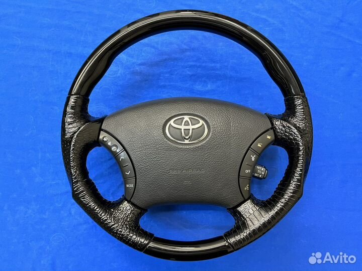 Анатомический руль с черной косточкой Cruiser 100