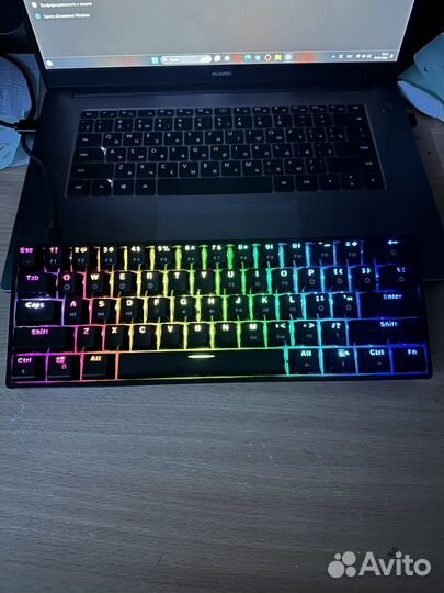 Игровая механическая клавиатура GK61 Gateron Red