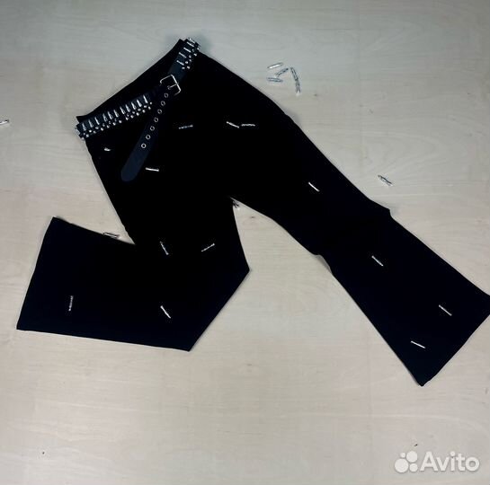 Джинсы клеш мужские opium