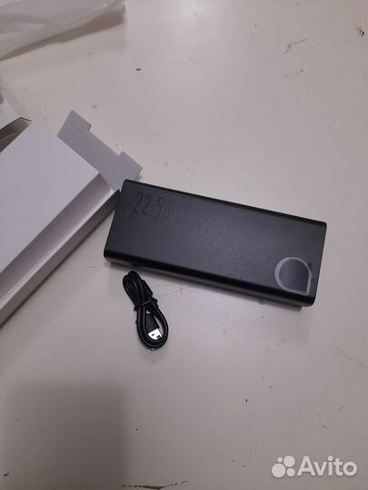 Внешний аккумулятор baseus 22.5 вт. 20000mah
