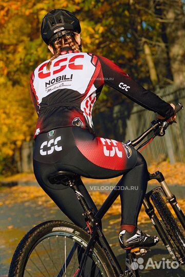 Утепленная джерси CSC team Велоодежда демисезонная