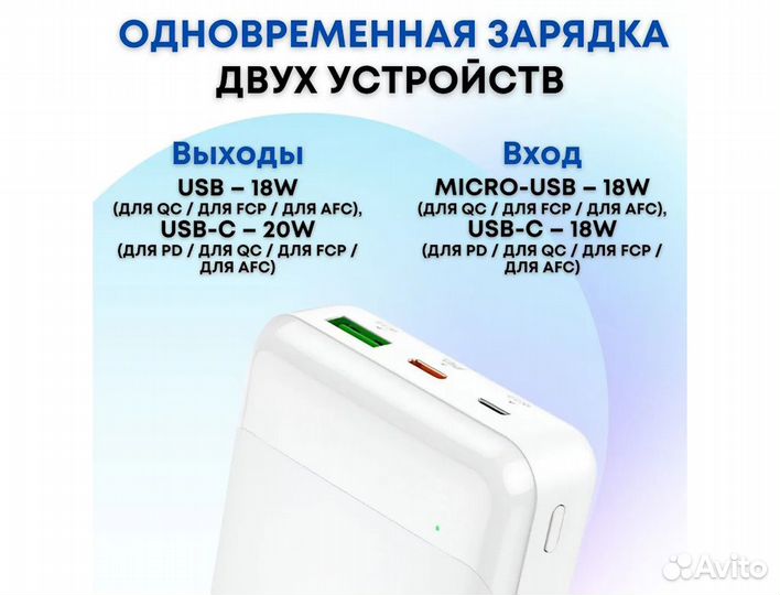 Внешний аккумулятор Borofone BJ19A