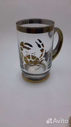 Фарфоровая винтажная пивная кружка