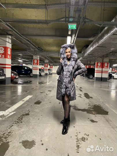 Шуба из меха кролика