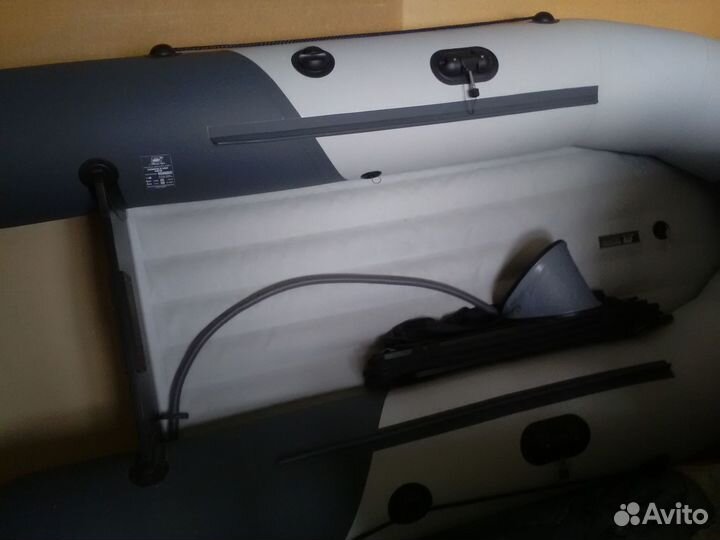 Лодка пвх Таймень N 2800 нднд серый грфит