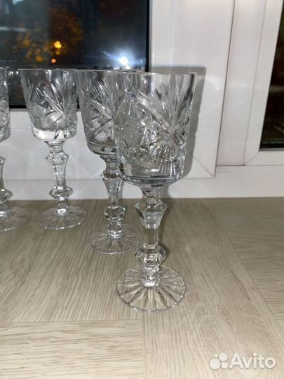 Хрустальные фужеры рюмки СССР