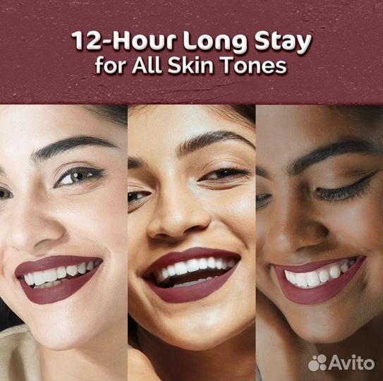 Стойкая матовая помада Mamaearth 02 Plum Punch