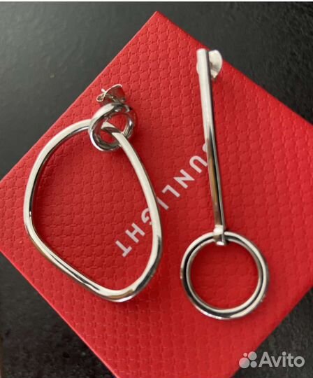 Серебряные серьги