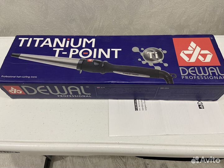 Плойка Dewal Titanium Tourmaline Point