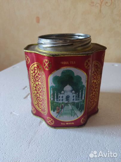Жестяная банка из под чая