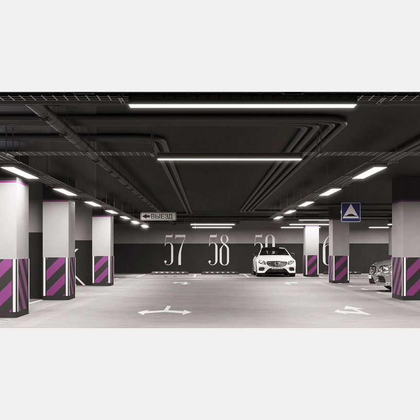 2-к. апартаменты, 69,6 м², 6/10 эт.