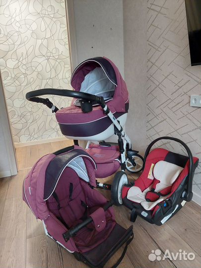 Продам коляску 3 в 1 Bebe Mobile