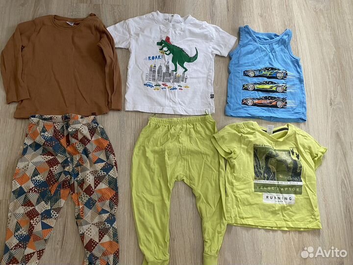 Вещи пакетом для мальчика 80 92