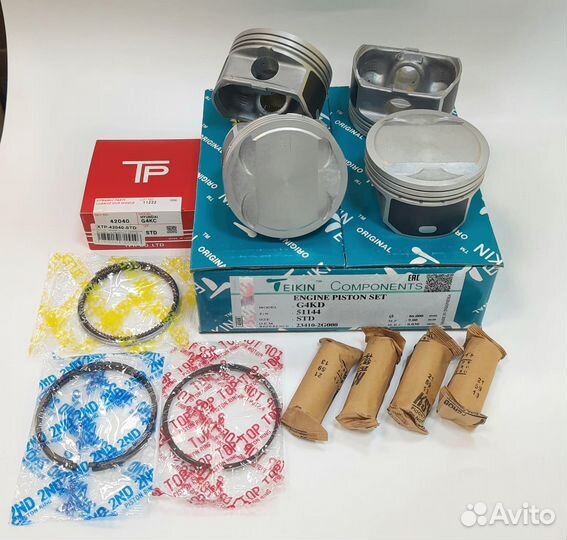 Поршни STD G4KD Teikin с кольцами TP