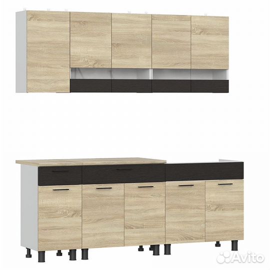 Кухонный гарнитур 2 м (кг-2) в наличии