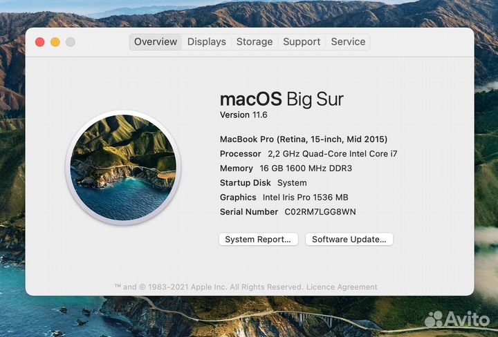 Apple MacBook Pro 15 2015