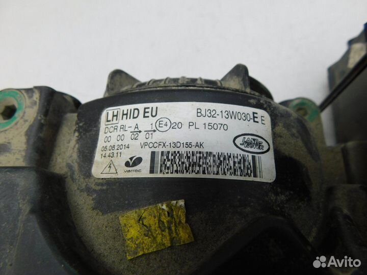 Фара левая Land Rover Range Rover Evoq BJ3213W030E