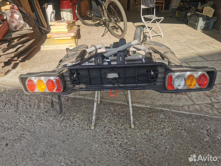 Велокрепление на фаркоп для 3 велосипедов