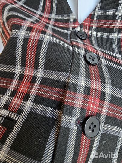 Жилет школьный Uniformix клетка 122 и 134