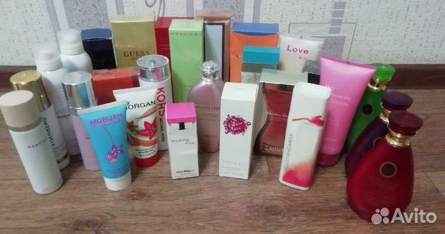 Парфюмированные лосьоны, дезодоранты, вуали