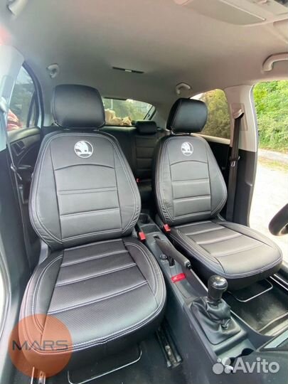 Авточехлы на Рапид с установкой