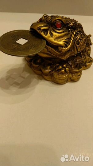 Статуэтки под бронзу Лягушки. Фен