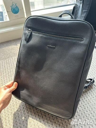 Кожаный мужской рюкзак cacharel