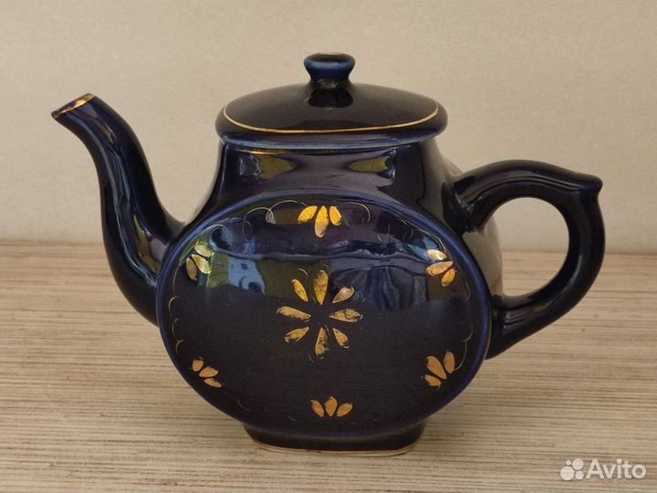 Чайник заварочный. Кобальт. Гжель