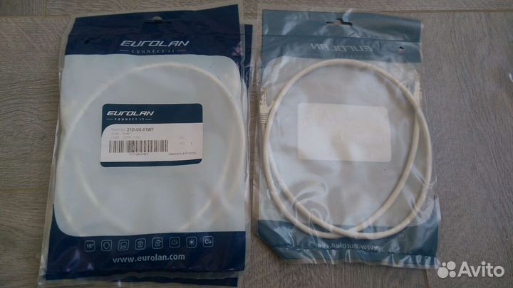 Витая пара с коннекторами RJ45