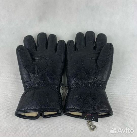 Винтажные кожаные перчатки Bogner