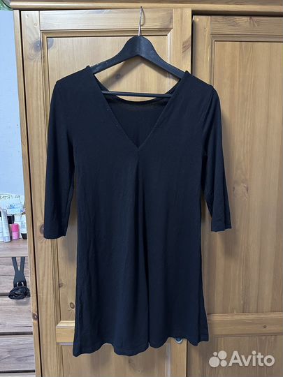 Платье черное короткое xs, Pull&Bear