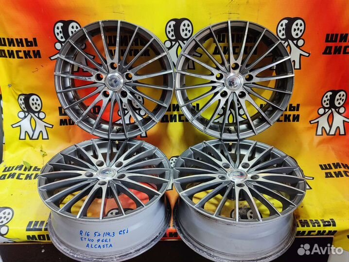 Диски литые Alkasta R16 5*114.3 et40 dia66.1