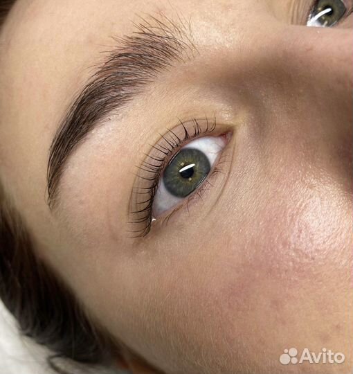 Наращивание ресниц, брови, ламинирование