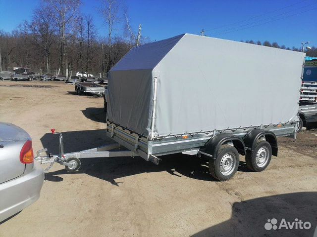 Прицеп легковой 817733.022 с опорным колесом