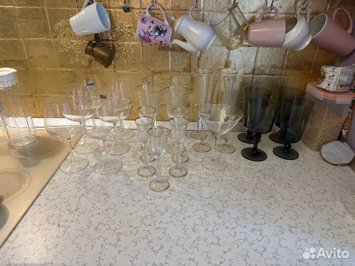 Фужер, стаканы, бокалы
