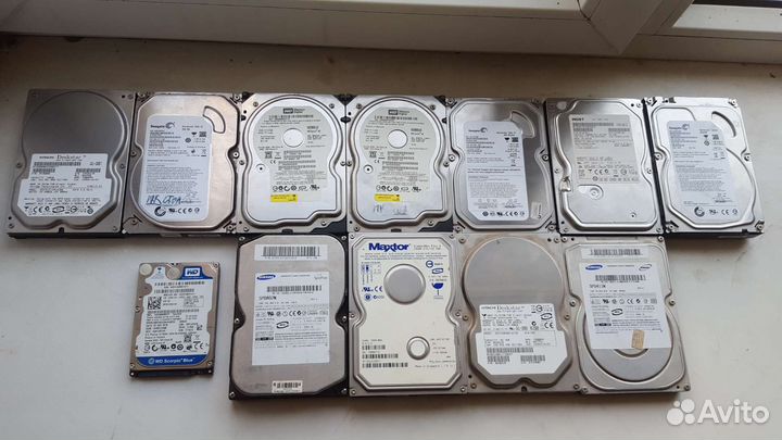 Жесткие диски от 40 гб до 1 тб